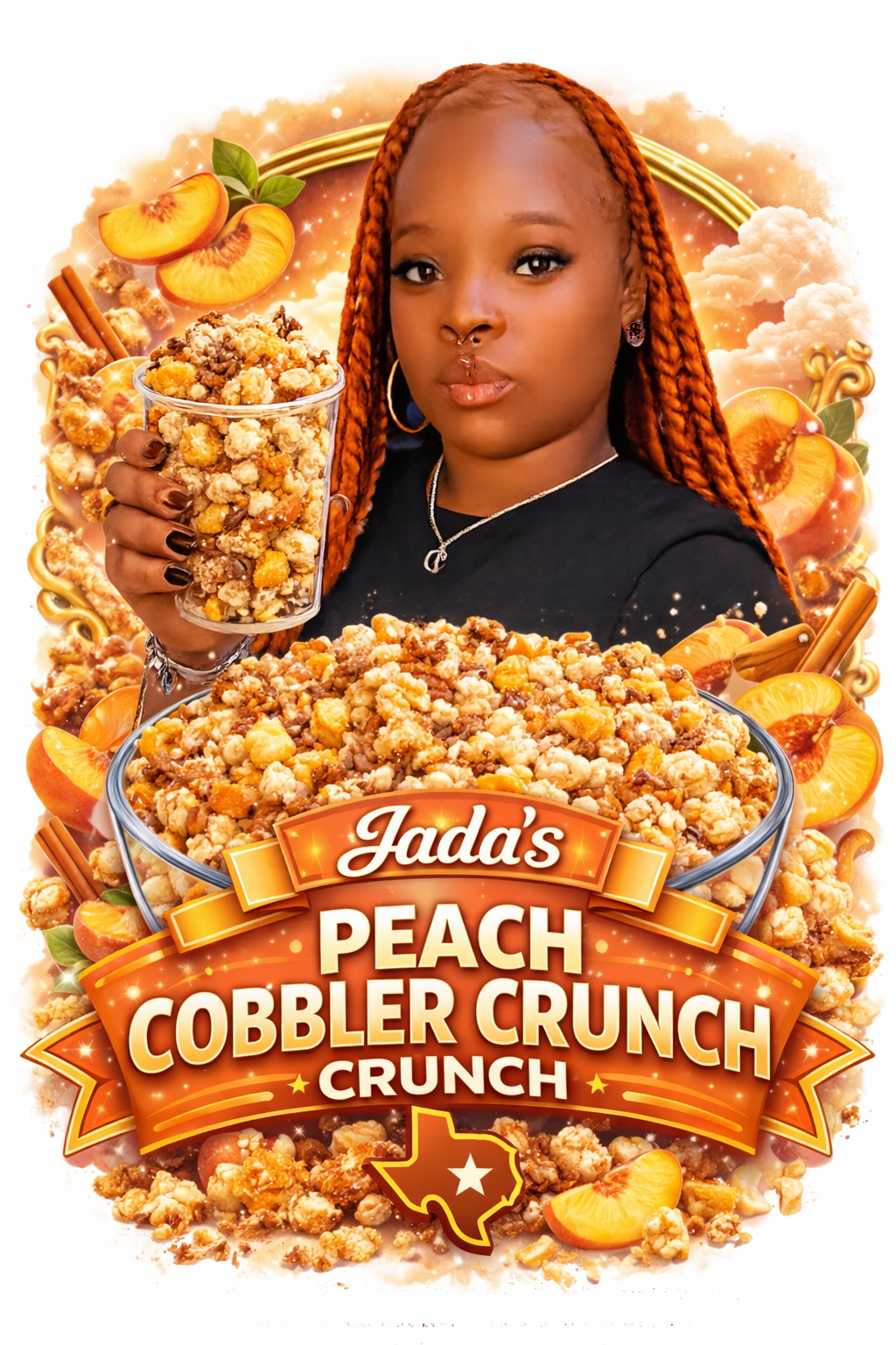 Jada's Peach Cobbler Pop