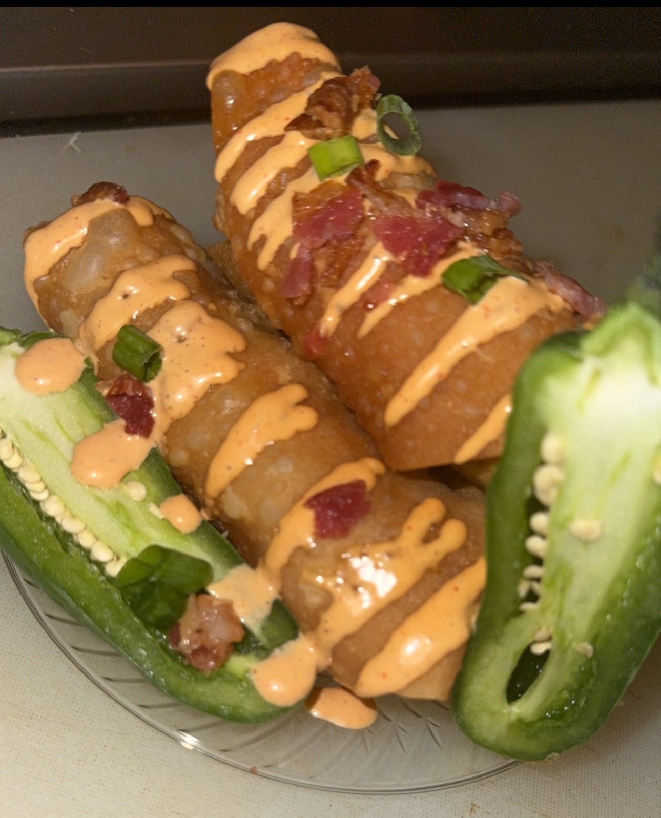 Bacon Jalapeno Popper Eggroll